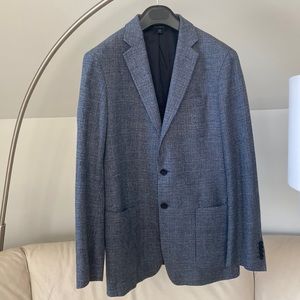 Banana Republic Slim Fit Navy and Black Suit Jacket